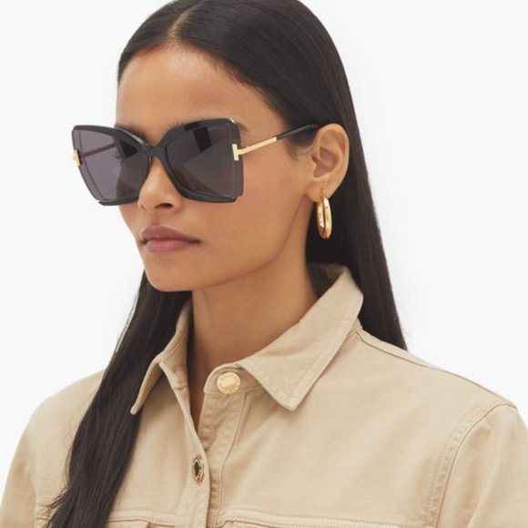Tom Ford Gia 63mm Oversize Butterfly 